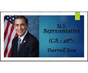 U.S. Representative Darrell Issa (CA - 48th) BIO PPT