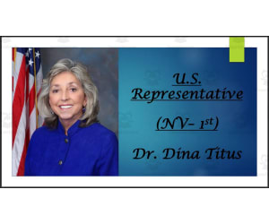 U.S. Representative Dr. Dina Titus (NV - 1st) BIO PPT
