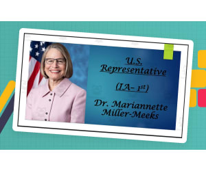 U.S. Representative Dr. Mariannette Miller-Meeks (IA - 1st) BIO PPT