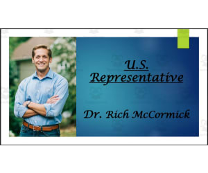 U.S. Representative Dr. Rich McCormick (GA - 6th) BIO PPT