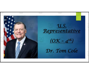 U.S. Representative Dr. Tom Cole (OK - 4th) BIO PPT