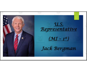 U.S. Representative Jack Bergman (MI - 1st) BIO PPT