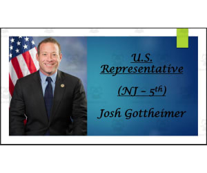 U.S. Representative Josh Gottheimer (NJ - 5th) BIO PPT
