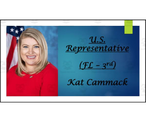 U.S. Representative Kat Cammack (FL - 3rd) BIO PPT