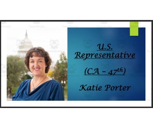 U.S. Representative Katie Porter (CA - 47th) BIO PPT