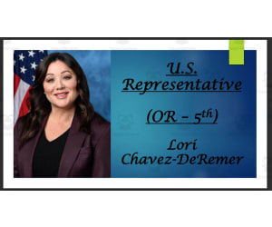 U.S. Representative Lori Chavez-DeRemer (OR - 5th) BIO PPT