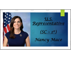 U.S. Representative Nancy Mace (SC - 1st) BIO PPT