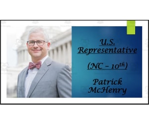 U.S. Representative Patrick McHenry (NC - 10th) BIO PPT