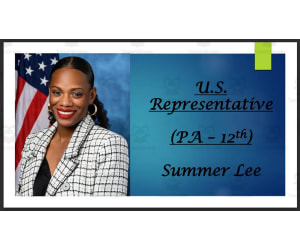 U.S. Representative Summer Lee (PA - 12th) BIO PPT