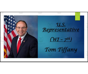 U.S. Representative Tom Tiffany (WI - 7th) BIO PPT