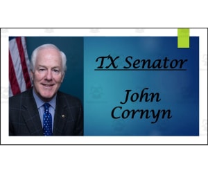 U.S. Senator John Cornyn (TX) Biography PowerPoint