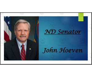 U.S. Senator John Hoeven (ND) Biography PowerPoint