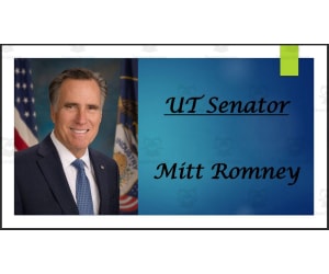 U.S. Senator Mitt Romney (UT) Biography PowerPoint