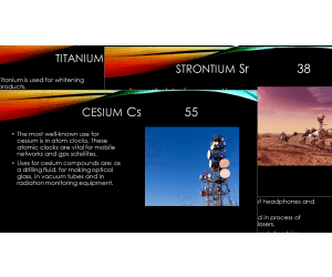 Use of Chemical Elements Editable PowerPoint Presentation