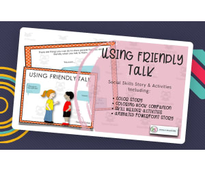 Using Friendly Talk  Social Skills Story and Activities