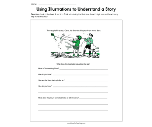 Using Illustrations to Understand a Story Worksheet