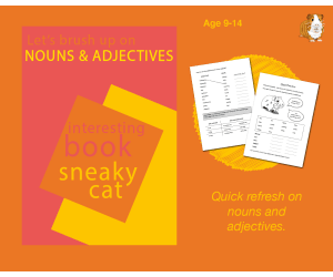 Using Nouns And Adjectives (9-14 years)