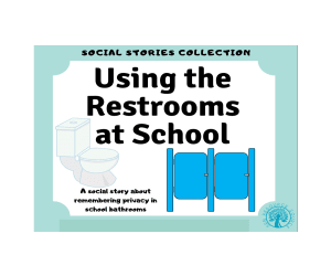 Using the Restrooms at School Social Story