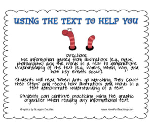 Using the Text to Help You Activity