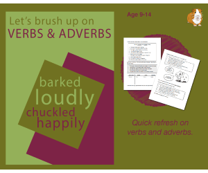 Using Verbs And Adverbs (9-14 years)