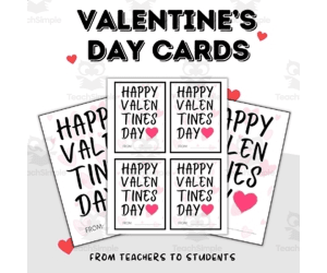 Valentine's Day Cards for Kids from Teachers: Spread the Love!