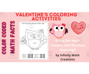 Valentine's Day Color-Coded Math--Decimal Fun Pack