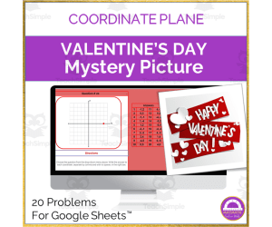 Valentine's Day | Coordinate Plane Mystery Picture Activity