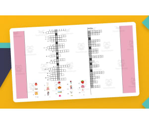 Valentine's Day Crossword in Spanish - Día de San Valentín - Día del Amor y la Amistad