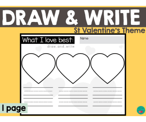Valentine's Day Draw & Write