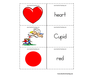 Valentine's Day Flash Cards