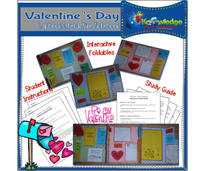 Valentine's Day Lapbook / Interactive Notebook - EBOOK