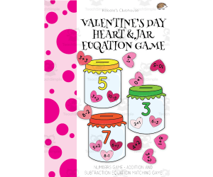 Valentine's Day Math Equation Game