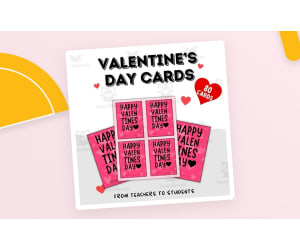 Valentine's Day Messages for Kids – Teacher Cards