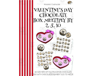 Valentine's Day Multiplication Chocolate Box