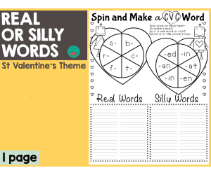 Valentine's Day Real or Silly Word?