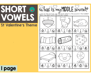 Valentine's Day Short Vowel