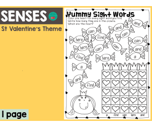 Valentine's Day Sight Words