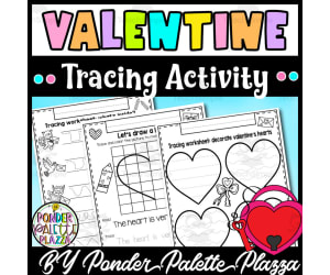 Valentine's Day Tracing Activity