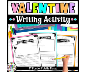 Valentine's Day Writing activity - Draw and Write