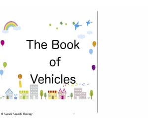 Vehicles Interactive Book