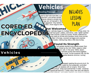 Vehicles Reading Comprehension Passage - Cored Ed Encyclopedia