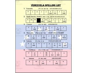 Venezuela Spelling List