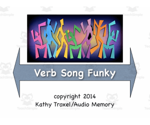 Verb Song Packet