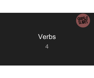 Verbs Sample Lesson - Grammar Grade 5-6 (Slides)