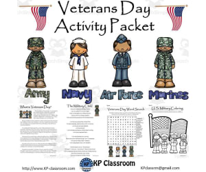 Veterans Day / U.S. Armed Forces Activity Packet