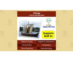 Vikings Song | Reading Comprehension Deck | Interactive Lesson