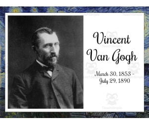 Vincent Van Gogh Lesson + Activity
