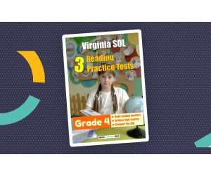 Virginia SOL Pack of 3 Reading Practice Tests for Grade 4
