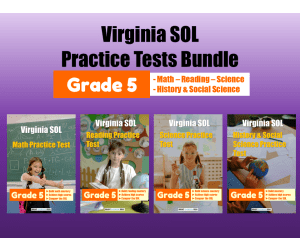 Virginia SOL Practice Tests Bundle for Grade 5