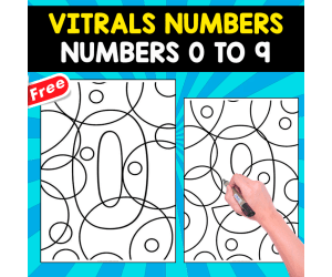 VITRALS NUMBERS | NUMBERS 0 TO 9 | FOR KIDS